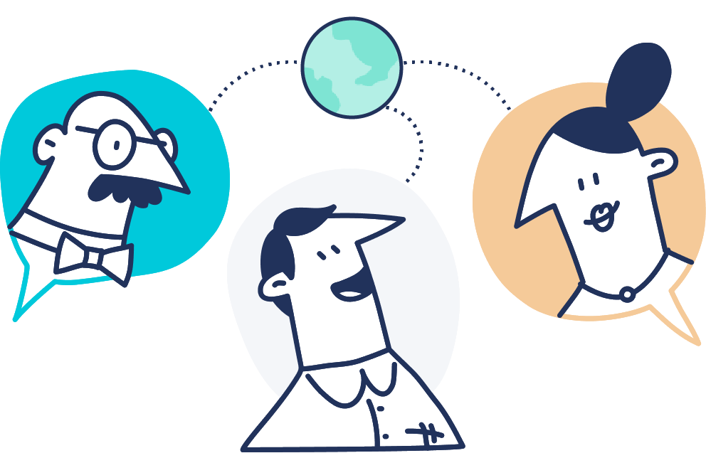 Image of people chatting